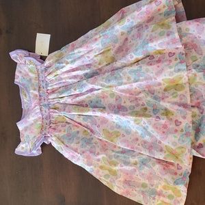 Petit ami baby outfit size 18 months butterfly pattern